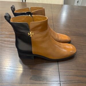 Tory Burch Black and Brown Ankle Boots Brand New, never worn.